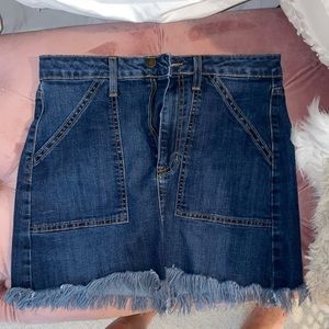 Just Black- denim mini skirt